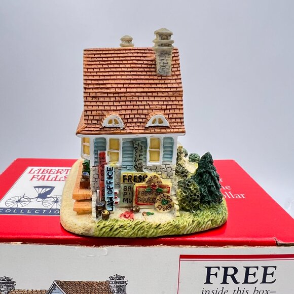 Liberty Falls B CUMMINGS SIGNMAKER AH130 Americana Holiday Village 1997 NEW - Picture 12 of 15